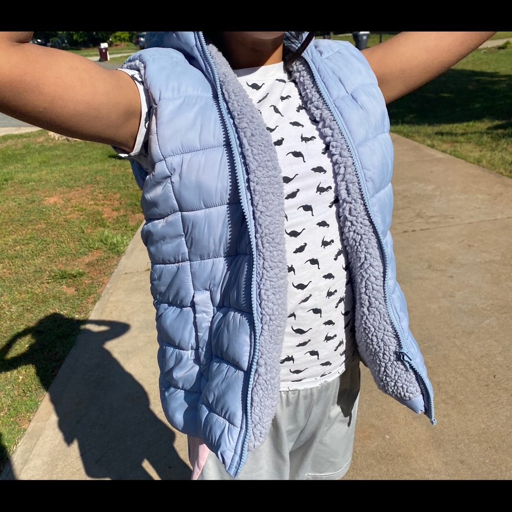 Baby Blue puffer Vest